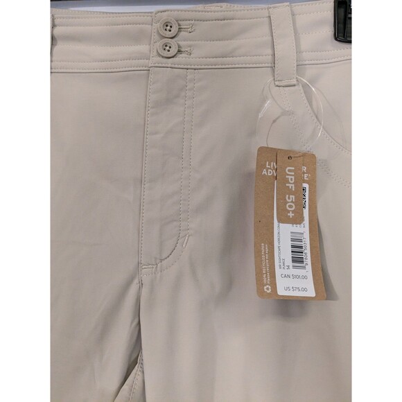 Eddie Bauer Tan Sightscape Horizon Convertible Roll-Up Pants Women's Sz 14 NEW - Picture 5 of 15